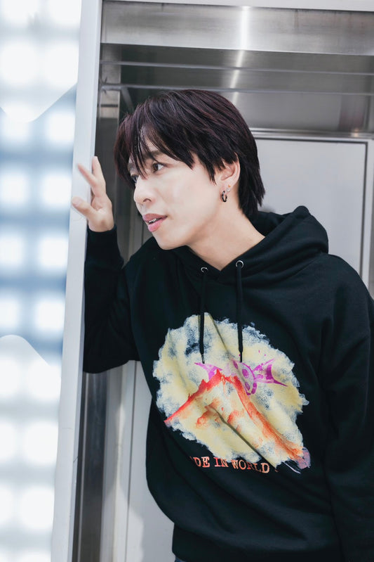 甘党男子×MADE IN WORLD&CO HOODIE（candy）