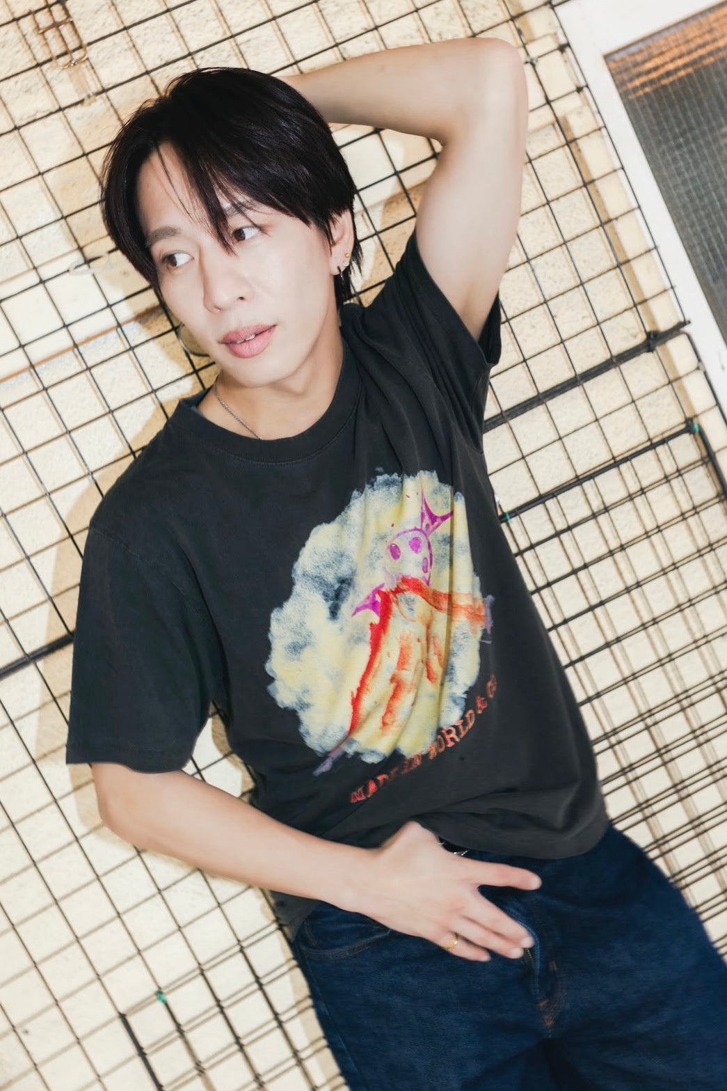 甘党男子×MADE IN WORLD&CO  TEE（candy）