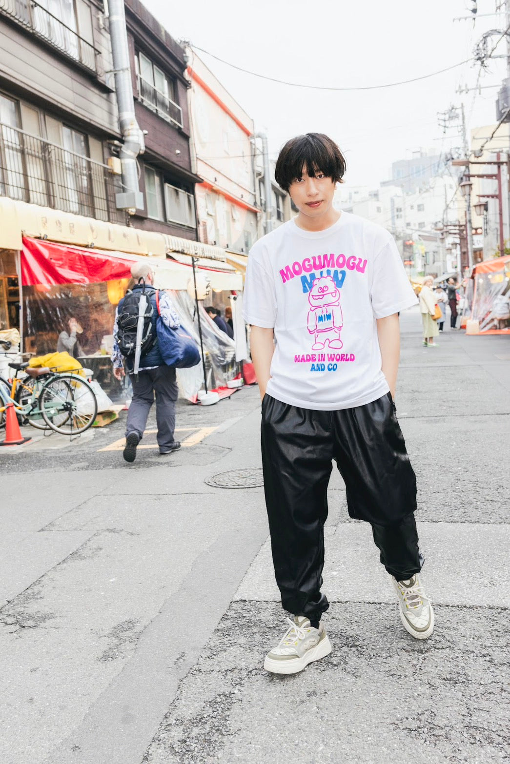 甘党男子×MADE IN WORLD&CO  TEE（mogumogu）