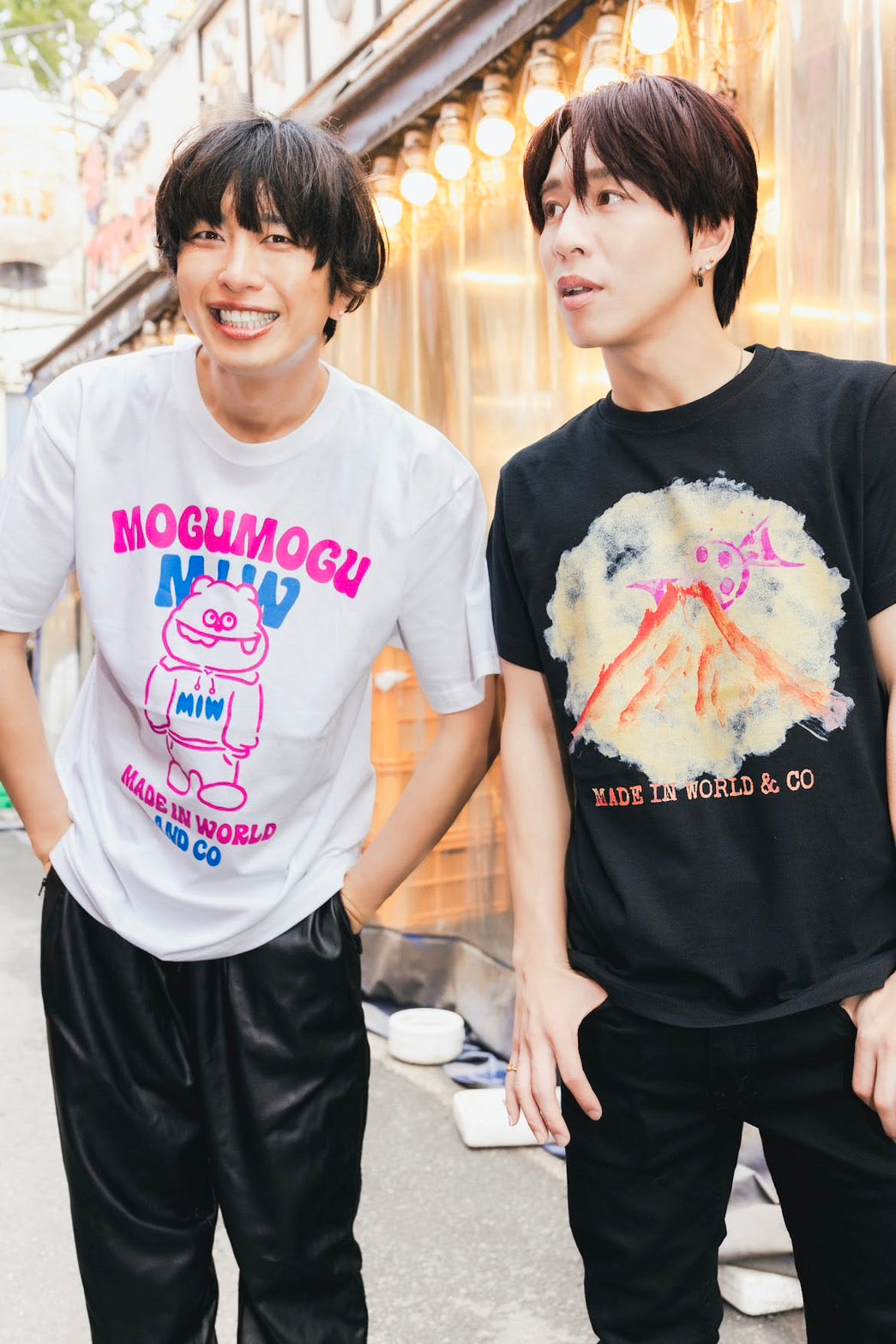 甘党男子×MADE IN WORLD&CO  TEE（mogumogu）