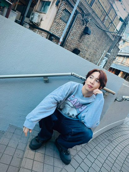 甘党男子×MADE IN WORLD&COcrewneck sweat (candy&dog)