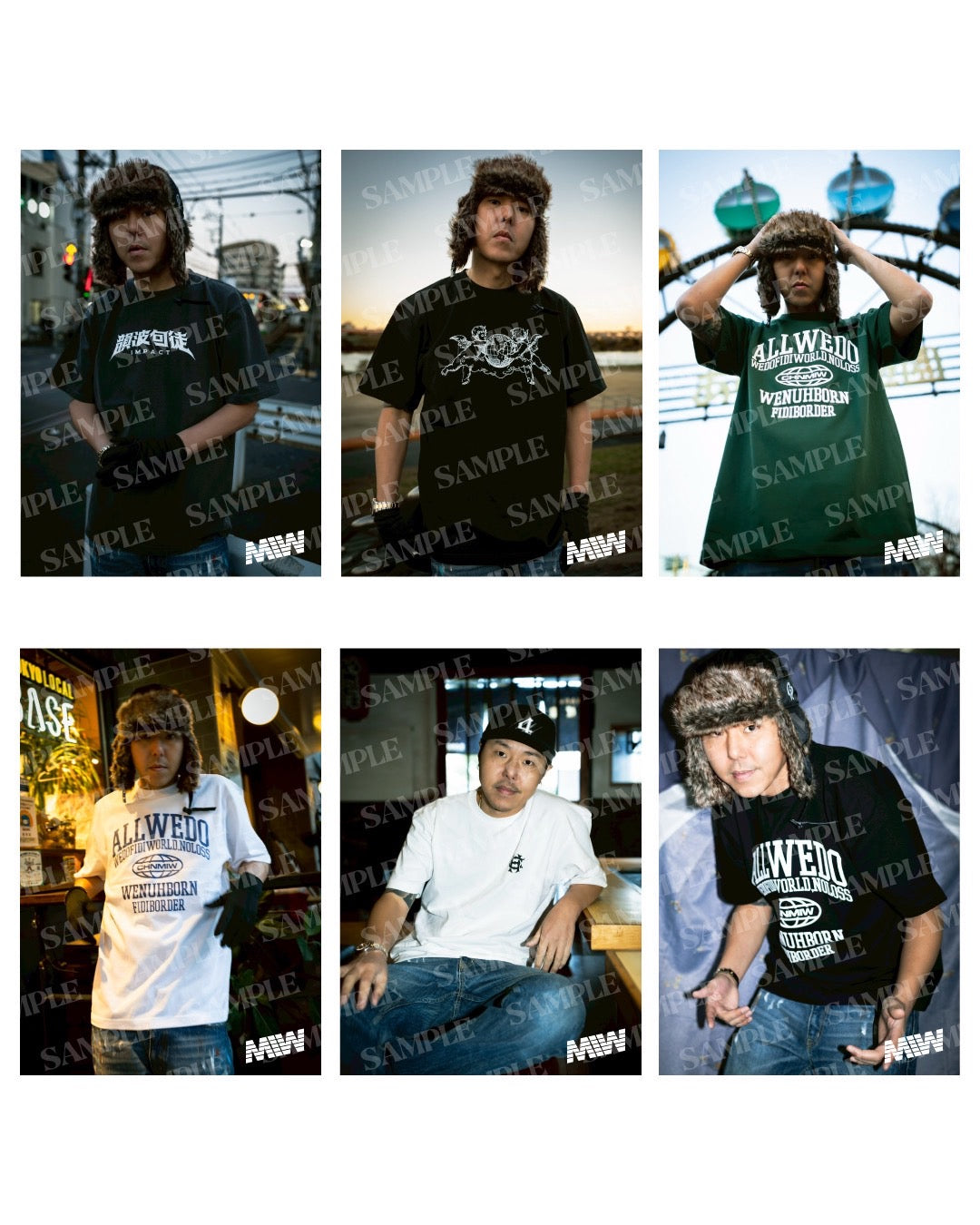 CHEHON×MADE IN WORLD&CO  crew neck tee（angel）