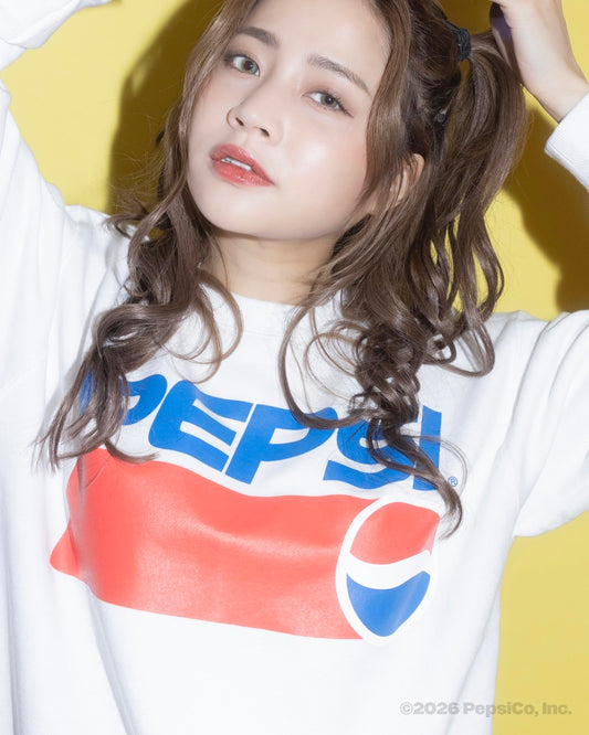 PEPSI×MIW SWEATSHIRT　WHITE