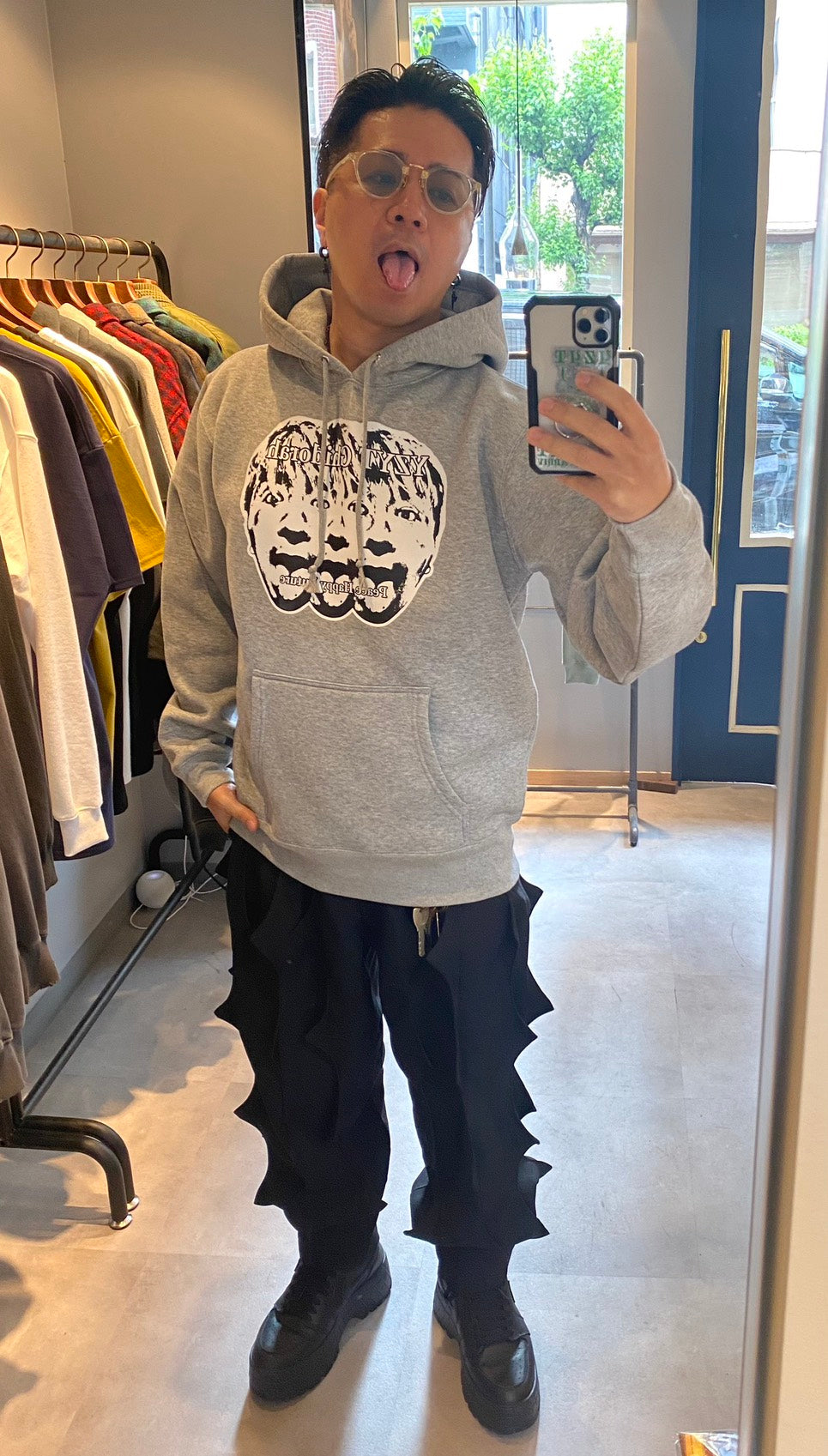 YZYT 山崎裕太 YZYTギドラパーカー GREY