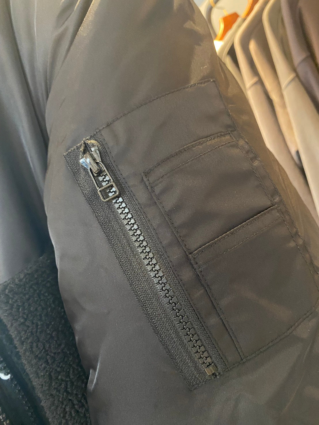 YZYT 山崎裕太 山崎裕太 × MIW MA-1 BOA LONG COAT KHAKI