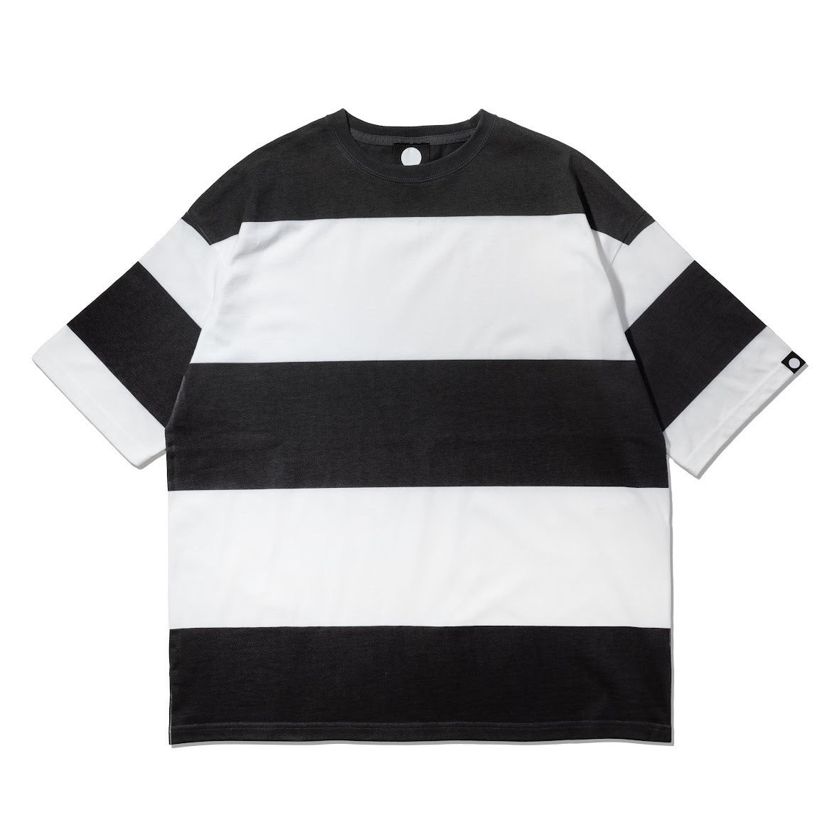 NORIkun BOARDER T shirt WHITE/BALCK