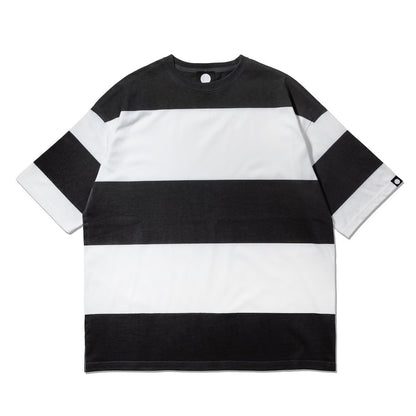 NORIkun BOARDER T shirt WHITE/BALCK
