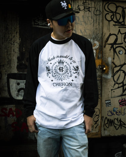 RAGLAN T-SHIRT CHEHON×MADE IN WORLD&CO