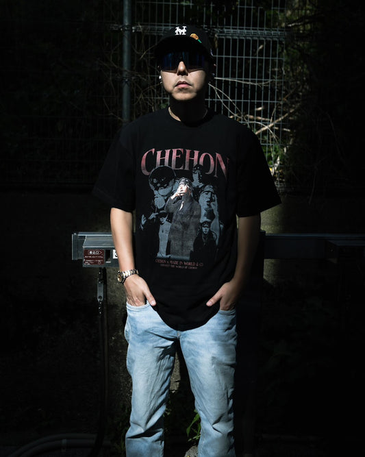 ROCK T-SHIRT CHEHON×MADE IN WORLD&CO