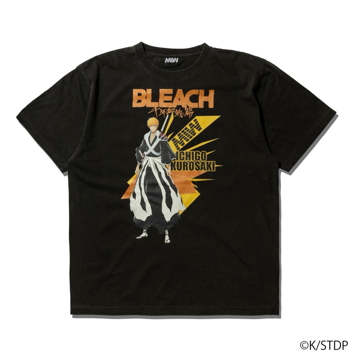 TVアニメ『BLEACH 千年血戦篇』 黒崎 一護 tee black