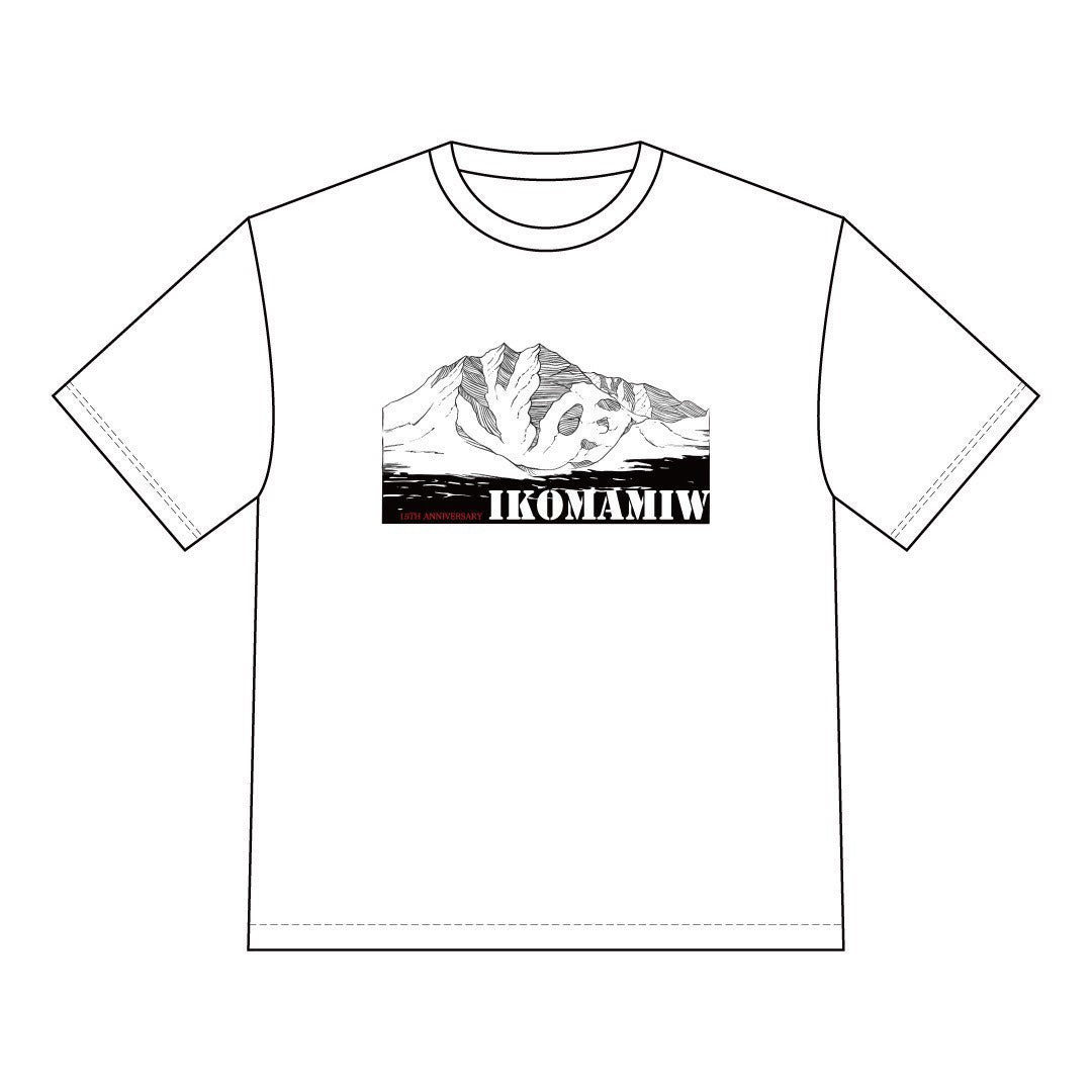生駒里奈 × MIW COLLABORATION T-SHIRT WHITE