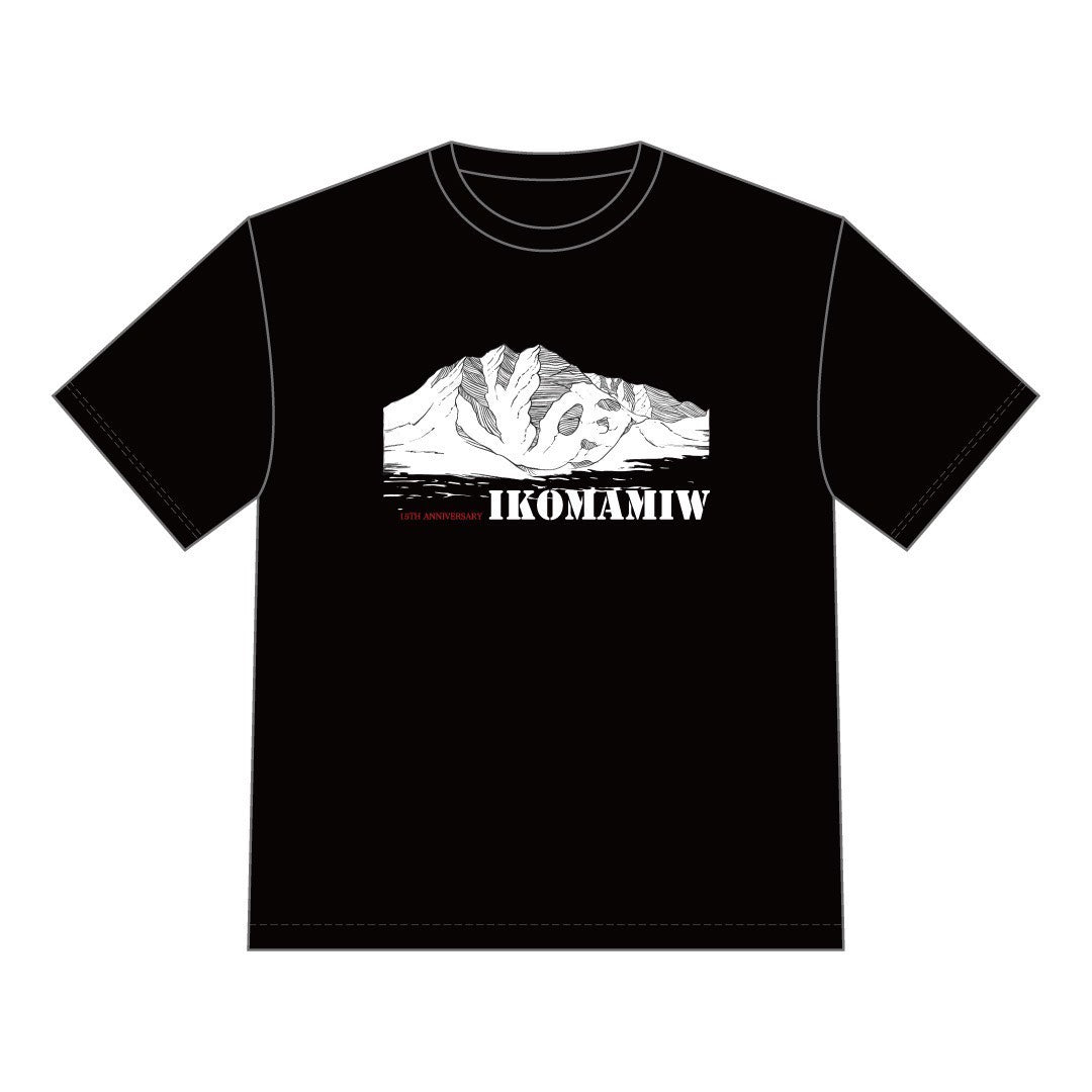 生駒里奈 × MIW COLLABORATION T-SHIRT BLACK