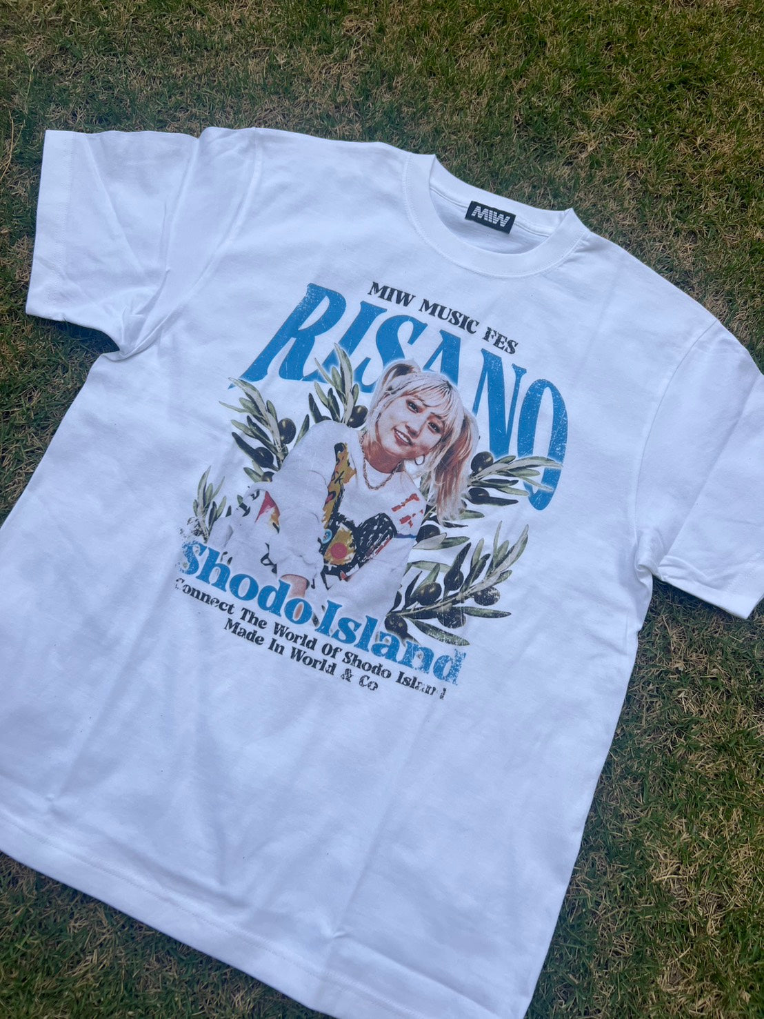 RISANO × MIW MUSIC FES SHODOSHIMA COLLABORATION T-SHIRT