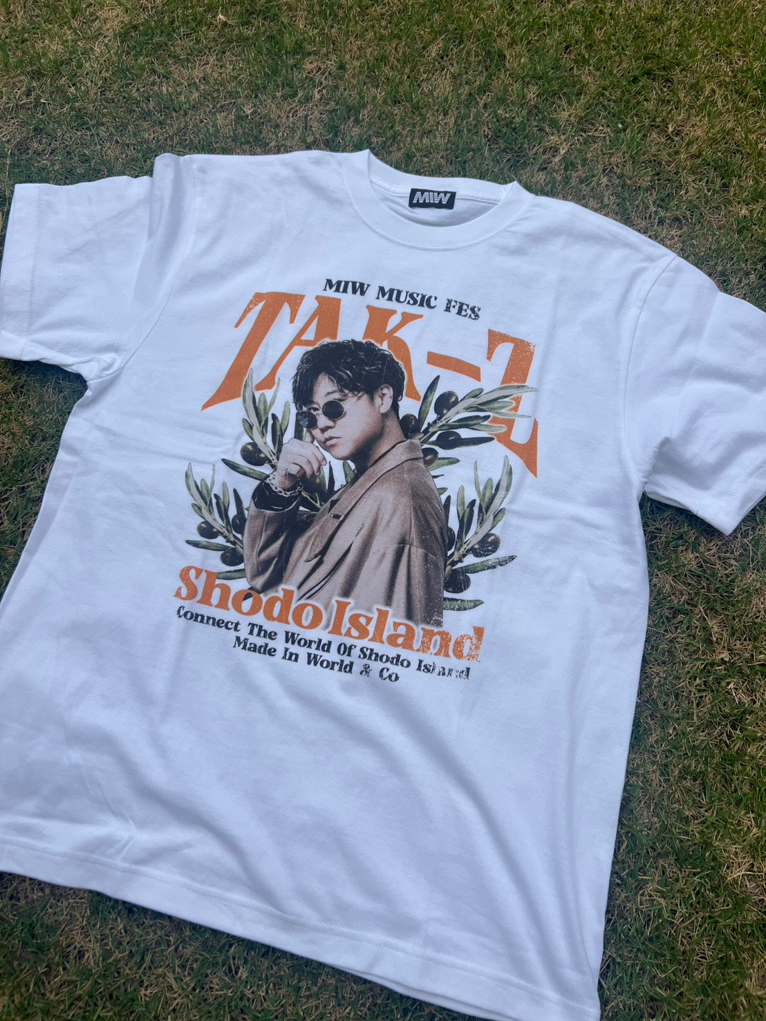 TAK-Z × MIW MUSIC FES SHODOSHIMA COLLABORATION T-SHIRT