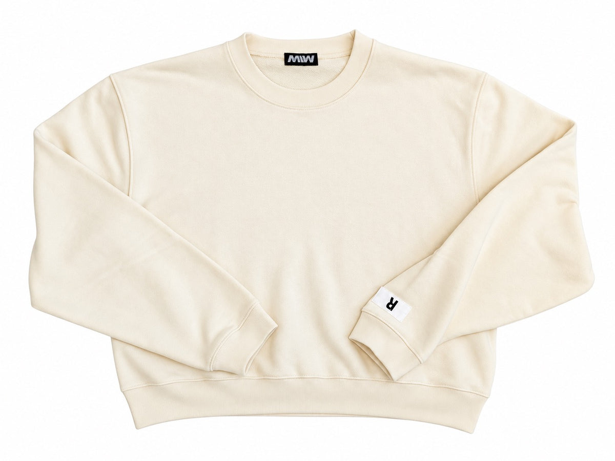 crew neck sweat（R）IVORY