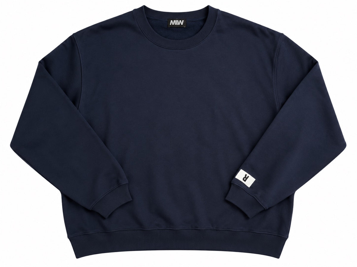 crew neck sweat（R）IVORY