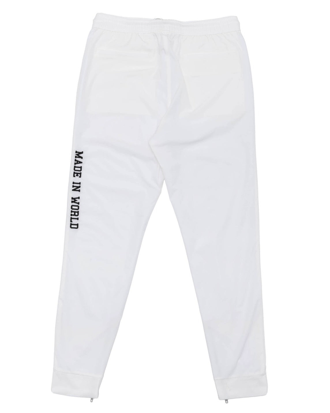 nylon pants white