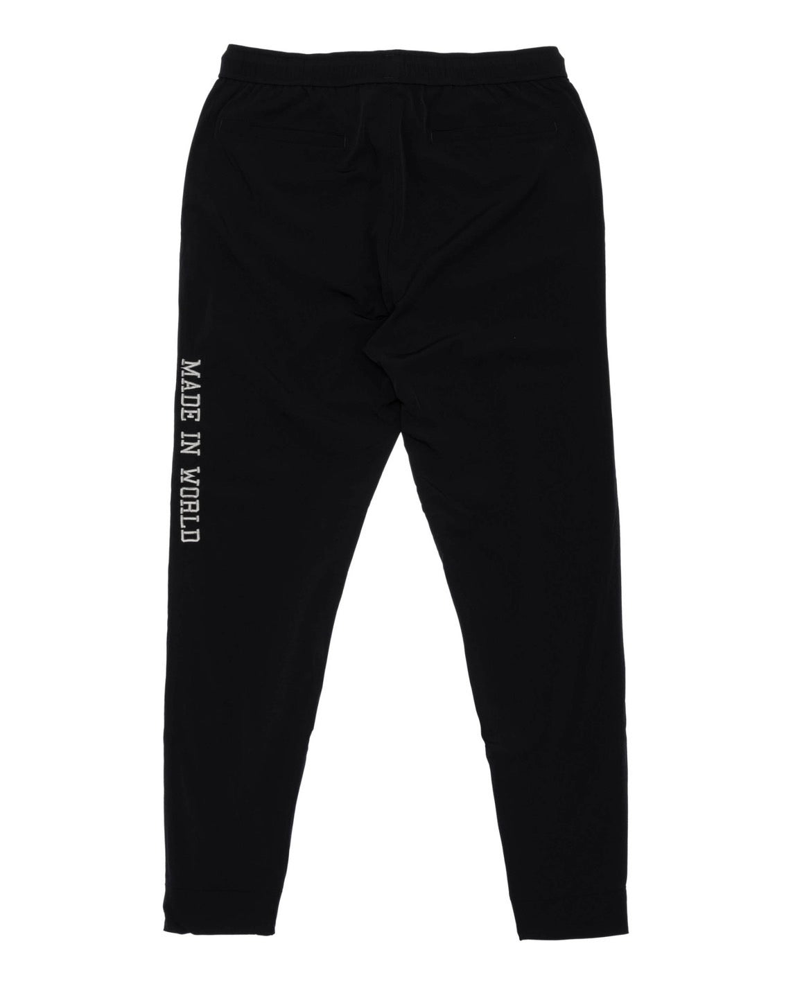 nylon pants black