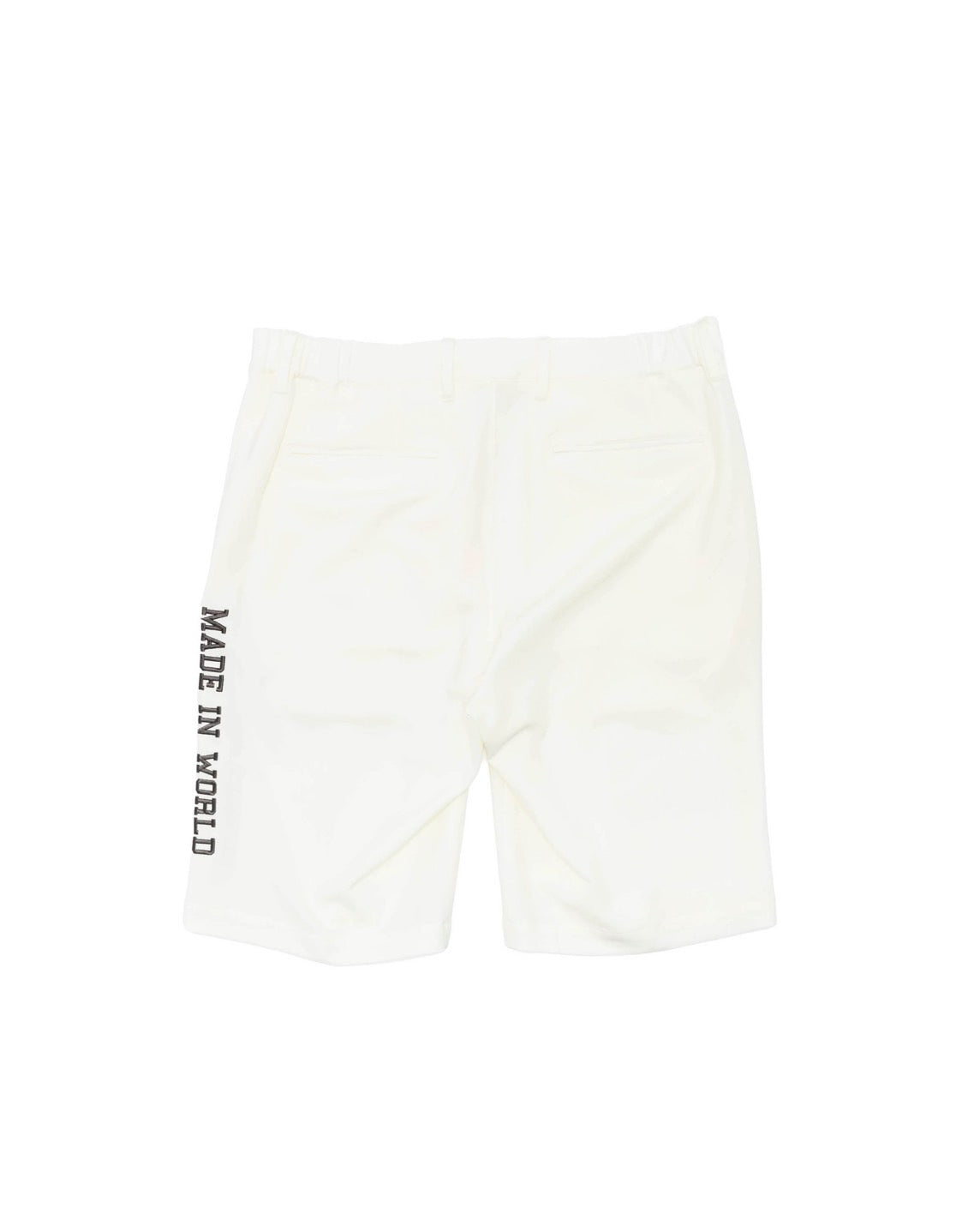 tuck shorts white