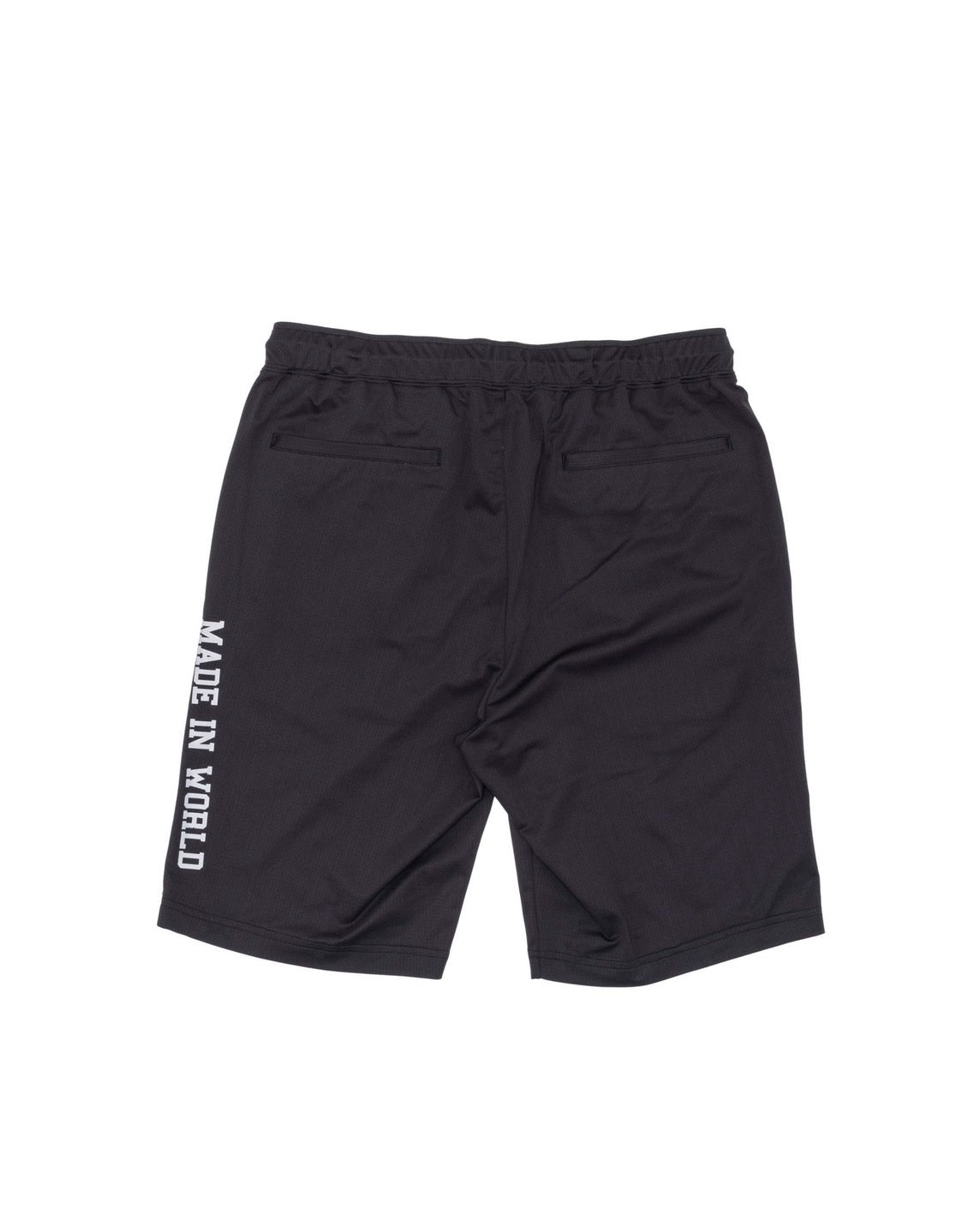 dot mesh short black