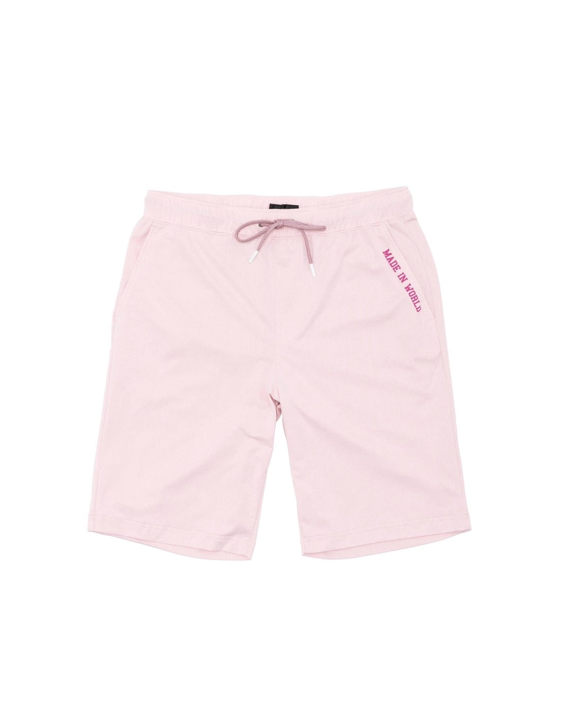 dot mesh short pink