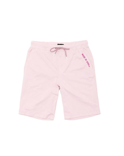 dot mesh short pink