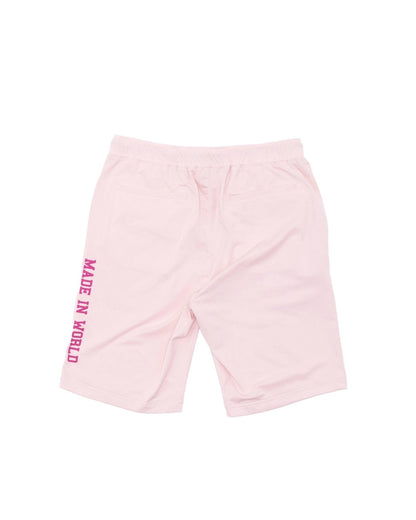 dot mesh short pink