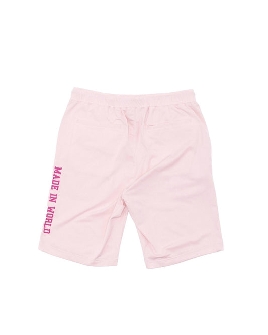 dot mesh short pink