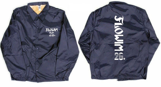 【予約】FLOW×MIW coach jacket navy