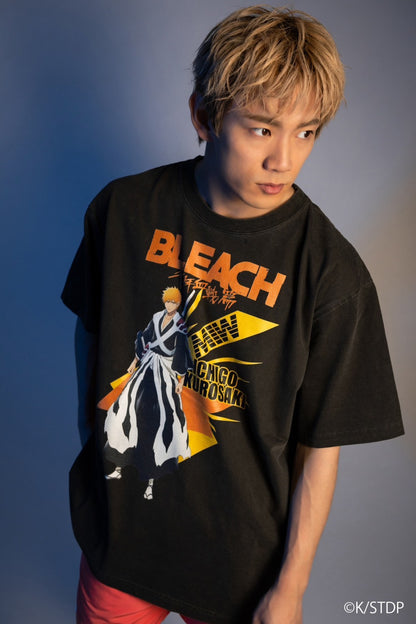 TVアニメ『BLEACH 千年血戦篇』 黒崎 一護 tee black