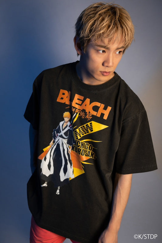 TVアニメ『BLEACH 千年血戦篇』 黒崎 一護 tee black