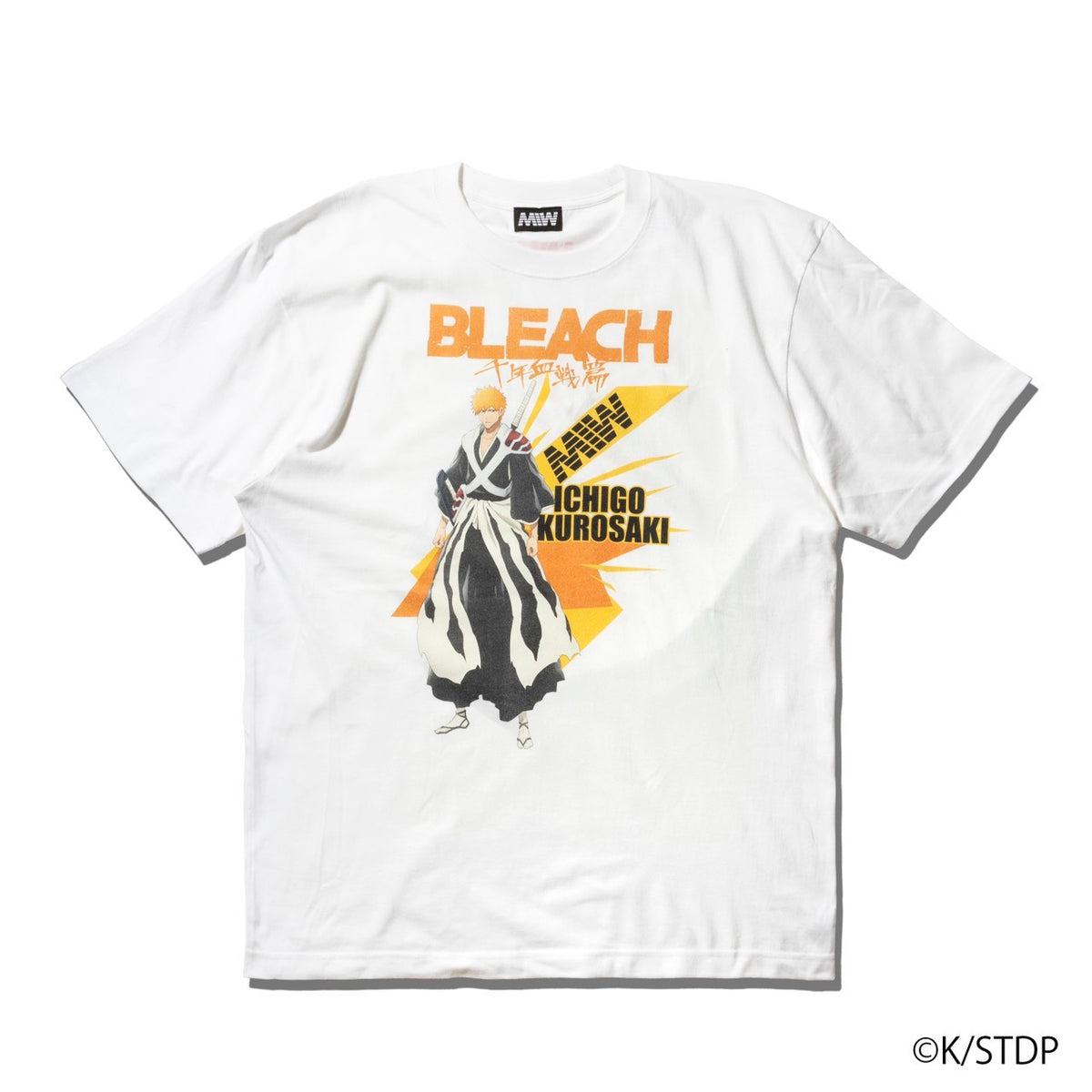TVアニメ『BLEACH 千年血戦篇』 黒崎一護 tee white
