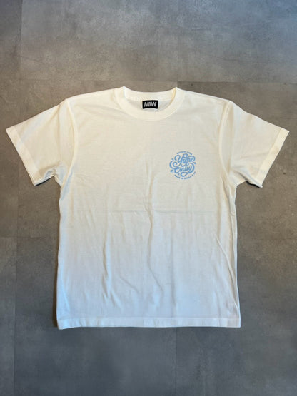 【林 ゆめ×MIW Collaboration】ロゴ tee WHITE × BLUE