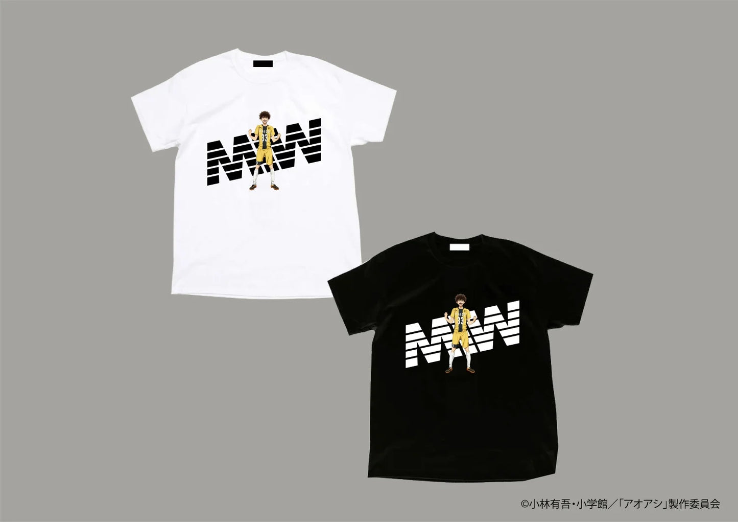 【予約】MIW × アオアシ crew neck tee kids（青井葦人）