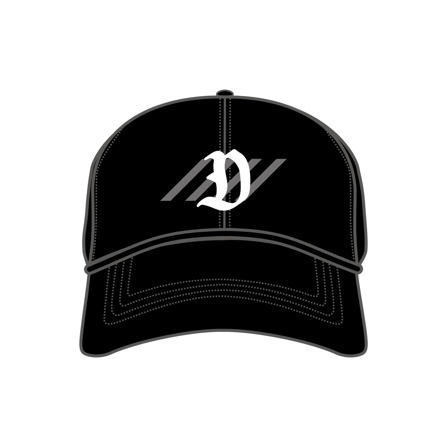 【予約】CURVE ALPHABET CAP 【D】