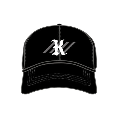 【予約】CURVE ALPHABET CAP 【K】