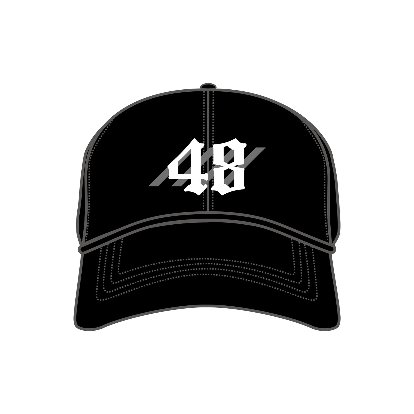 【予約】CURVE NUMBER CAP 【48】