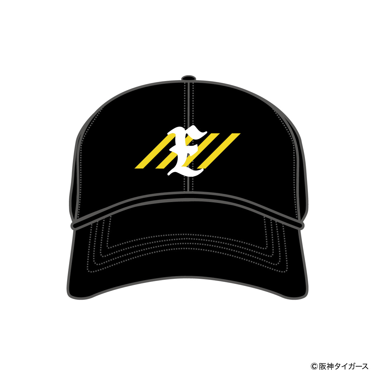 【予約】TIGERS ALPHBET CURVE CAP【E】