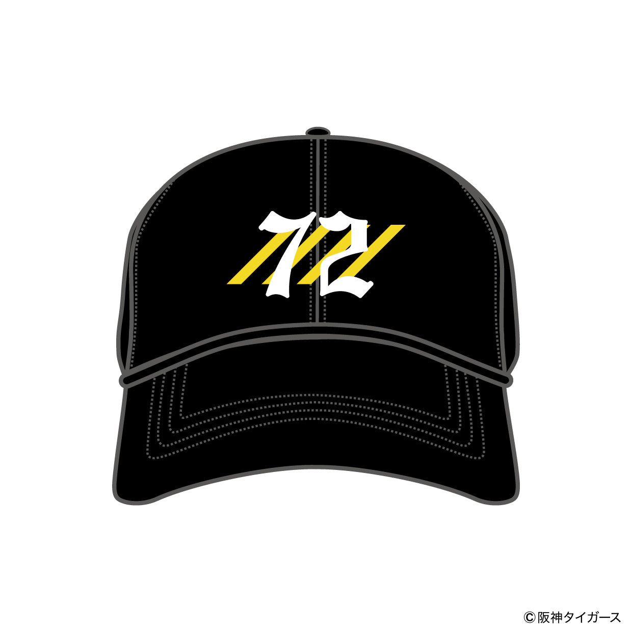 【予約】TIGERS NUMBER CURVE CAP【72】