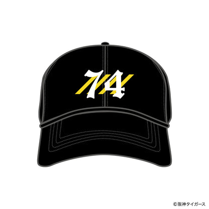 【予約】TIGERS NUMBER CURVE CAP【74】