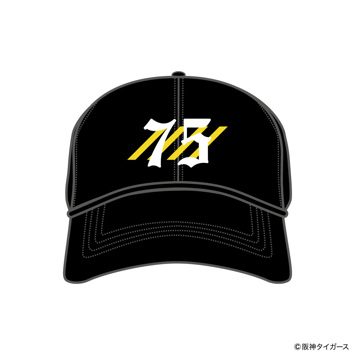 【予約】TIGERS NUMBER CURVE CAP【75】