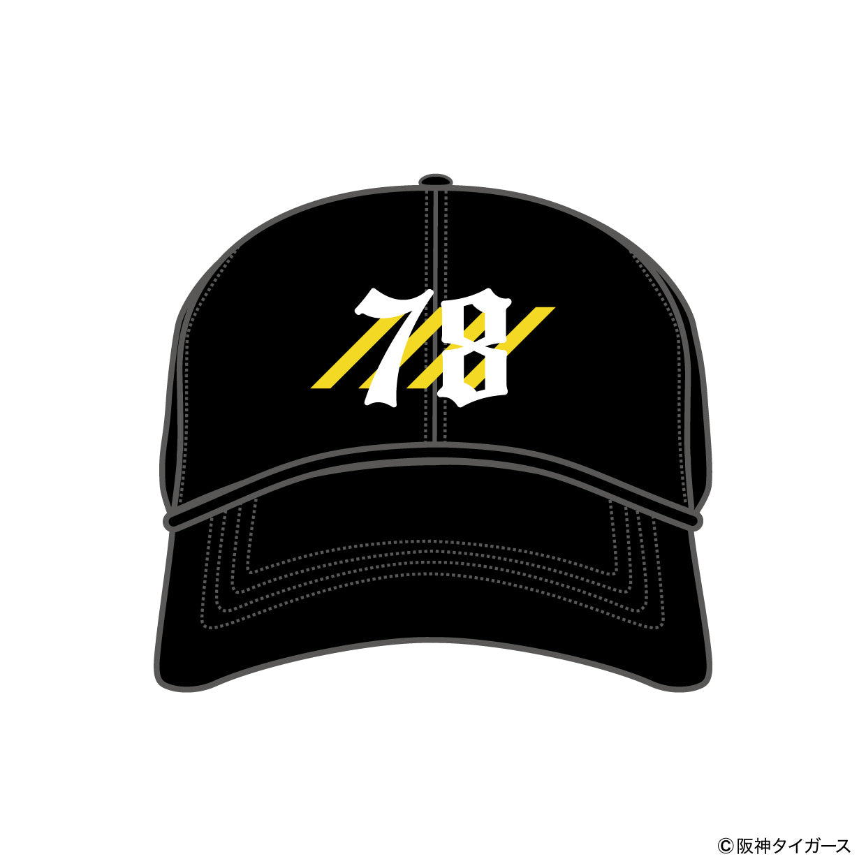 【予約】TIGERS NUMBER CURVE CAP【78】