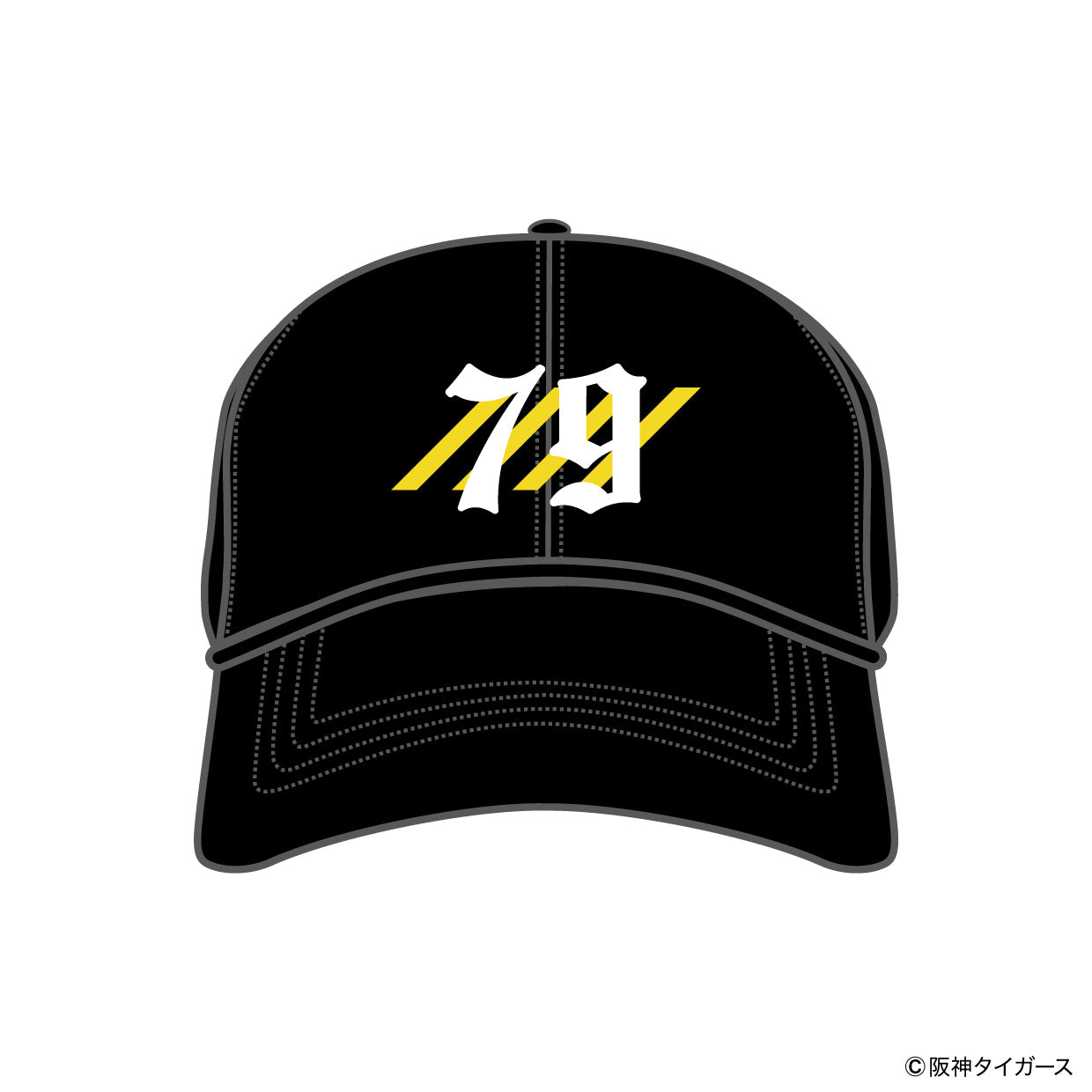 【予約】TIGERS NUMBER CURVE CAP【79】