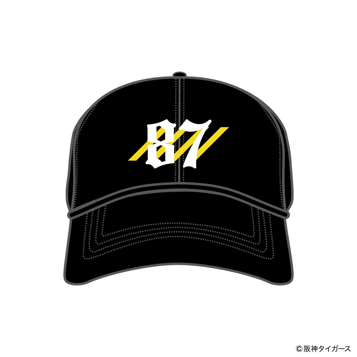 【予約】TIGERS NUMBER CURVE CAP【87】