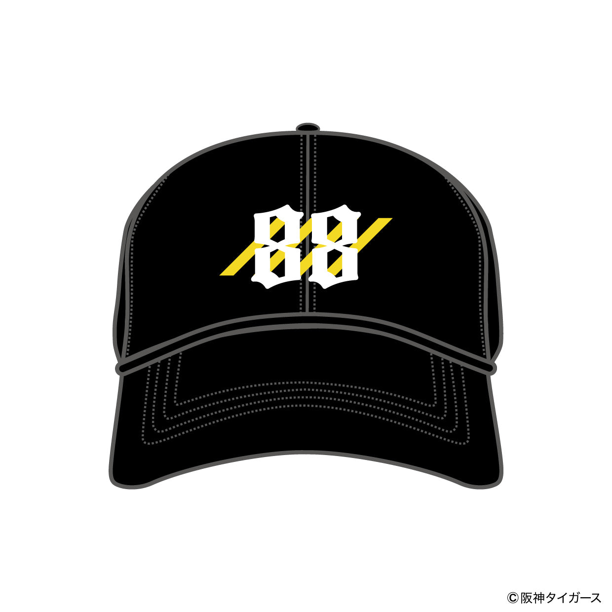 【予約】TIGERS NUMBER CURVE CAP【88】