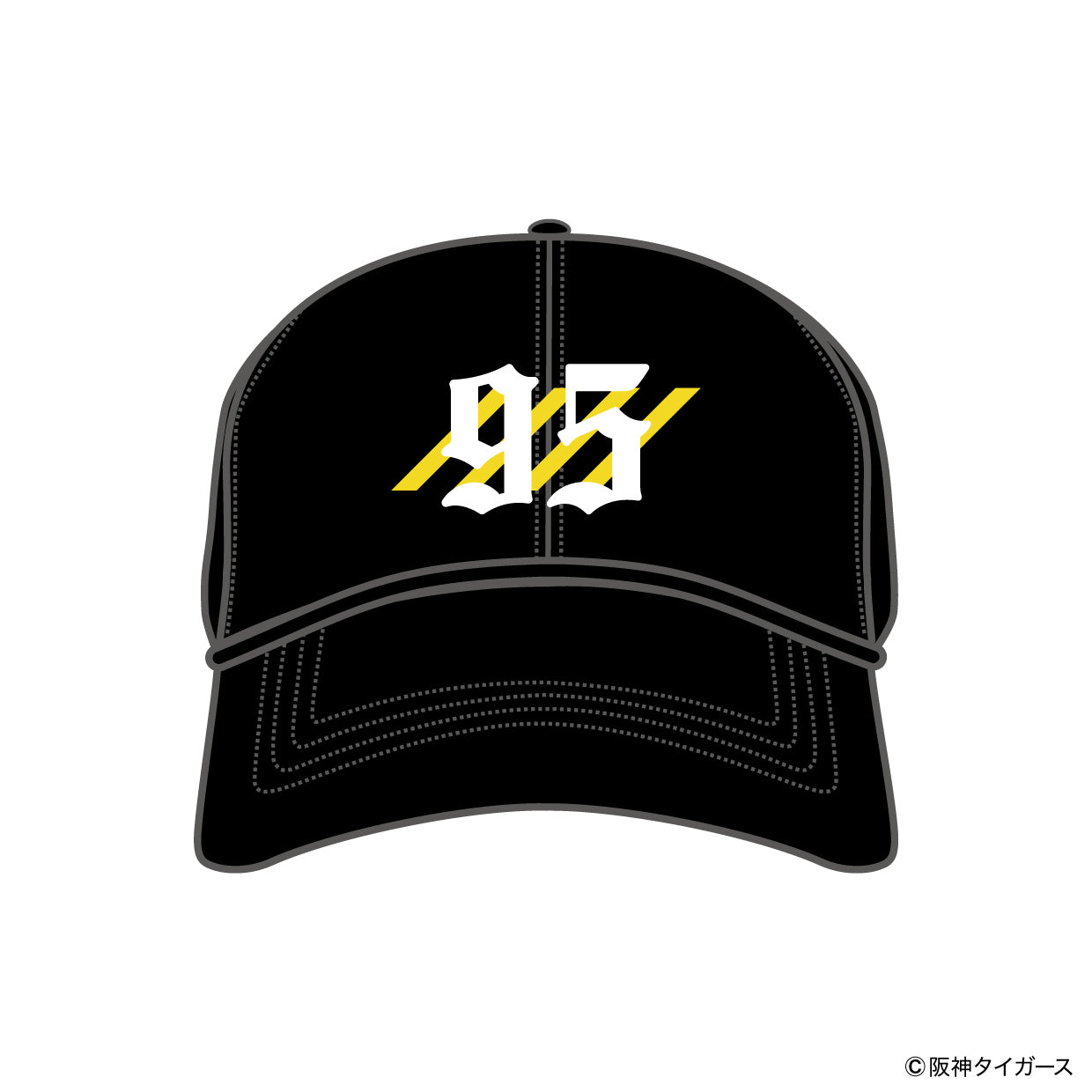 【予約】TIGERS NUMBER CURVE CAP【95】