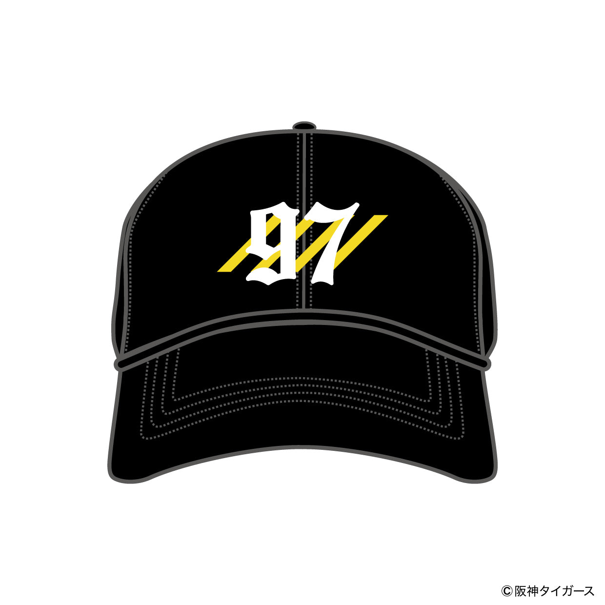 【予約】TIGERS NUMBER CURVE CAP【97】