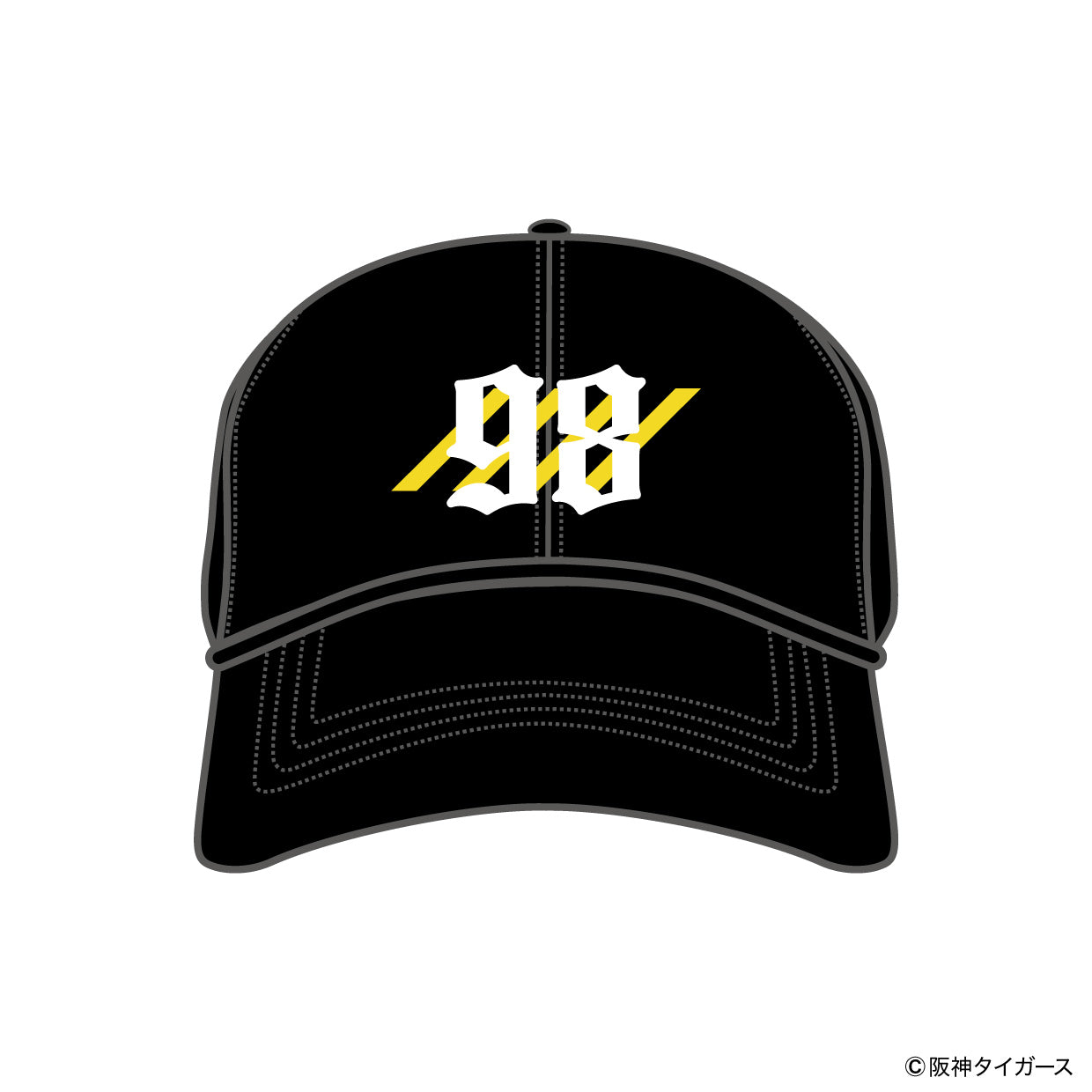 【予約】TIGERS NUMBER CURVE CAP【98】