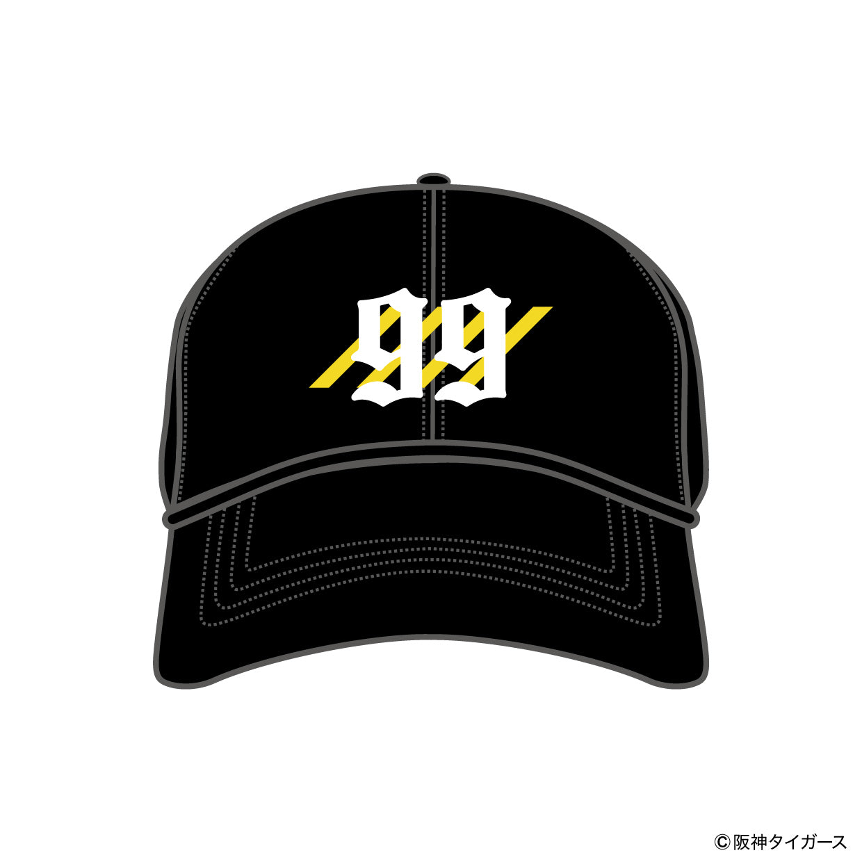 【予約】TIGERS NUMBER CURVE CAP【99】