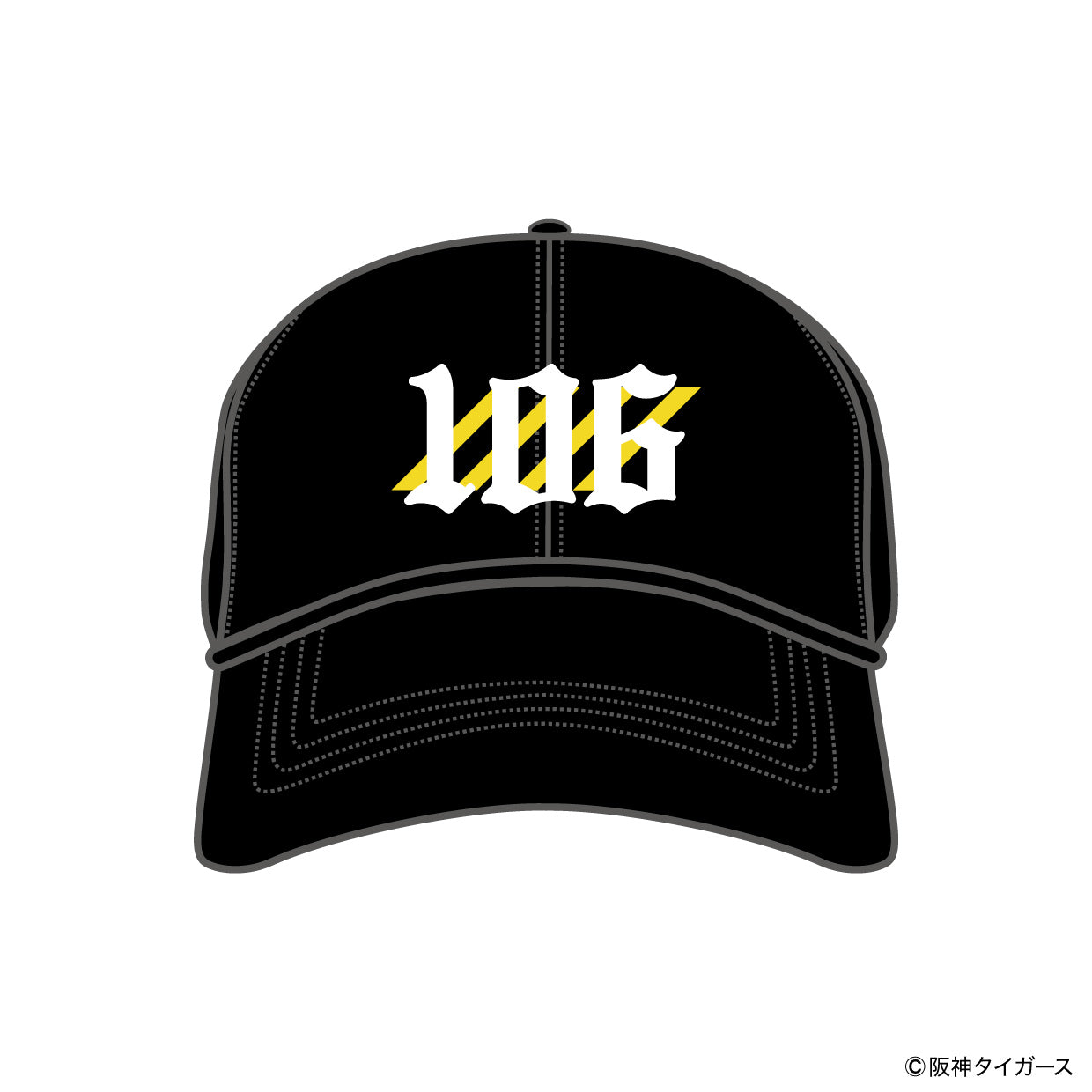 【予約】TIGERS NUMBER CURVE CAP【106】